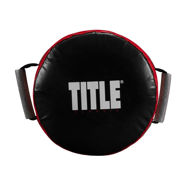 Макивара круглая TITLE Classic Round Punch Shield V2 ударный щит красно-черный - Фото 1 Макивара круглая TITLE Classic Round Punch Shield V2 ударный щит красно-черный - изображение 1