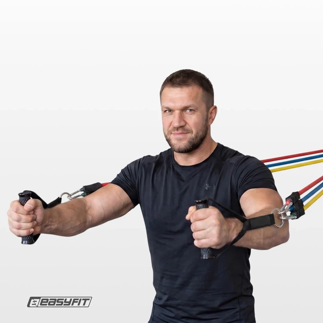 Ручки для тяги ProDobro TPR для еспандерів і гумових петель (пара) - зображення 6