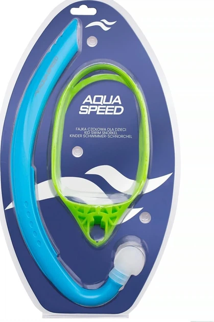 Дыхательная трубка для сноркелинга Aqua Speed Juno Junior силикон, поликарбонат синий, зеленый One Size - Фото 3 Дыхательная трубка для сноркелинга Aqua Speed Juno Junior силикон, поликарбонат синий, зеленый One Size - изображение 3