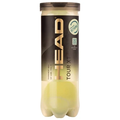 М'ячі для тенісу Head Tour XT 3 Ball жовті гума 3 шт - Фото 1 М'ячі для тенісу Head Tour XT 3 Ball жовті гума 3 шт - зображення 1