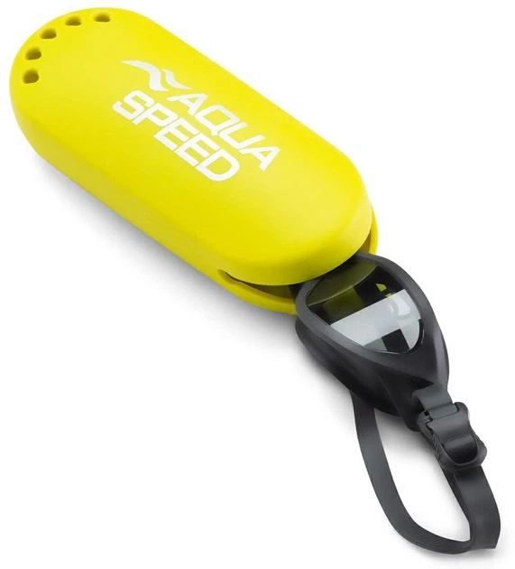 Чохол для окулярів Aqua Speed Silicone жовтий силікон універсальний - Фото 3 Чохол для окулярів Aqua Speed Silicone жовтий силікон універсальний - зображення 3
