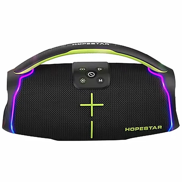 Колонка портативна Hopestar H61 50W Bluetooth з підсвіткою та вологозахистом чорна - зображення 2
