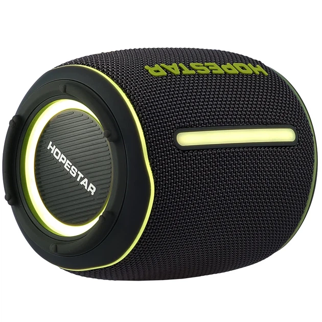 Портативная Bluetooth колонка Hopestar P58 mini 10W моно с подсветкой чёрная - изображение 2