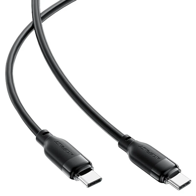 Кабель Acefast C16-03 Type-C — Type-C 60W 1.2 м плетеный черный - Фото 3 Кабель Acefast C16-03 Type-C — Type-C 60W 1.2 м плетеный черный - изображение 3