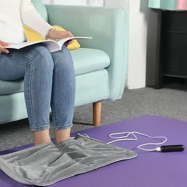 Грілка електрична Heating Pad Type-C USB 5V/2А для полегшення судом та болів у спині та шиї - изображение 3