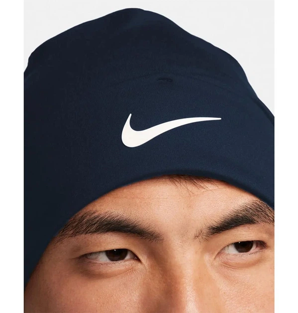 Шапка Nike Peak Beanie ONE SIZE Темно-Синій FQ8292-451 - зображення 5