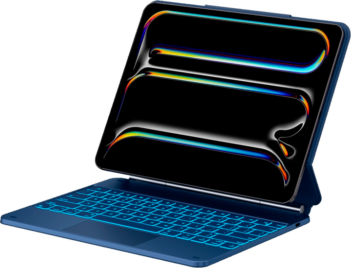 Чохол-клавіатура для планшета Typecase Edge для Apple iPad Pro 13" 2024/2025 Pacific Blue (6979284780585) - зображення 11