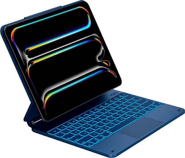 Чохол-клавіатура для планшета Typecase Edge для Apple iPad Pro 13" 2024/2025 Pacific Blue (6979284780585) - зображення 12