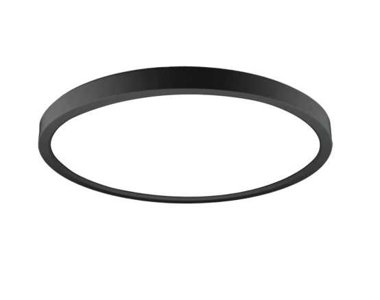 Світильник світлодіодний MAXUS Slim Panel Light 30W 3CCT 3-step Circle Black - зображення 2