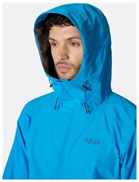 Мембранна куртка чоловіча Rab Downpour Jacket, Army (M) - зображення 5