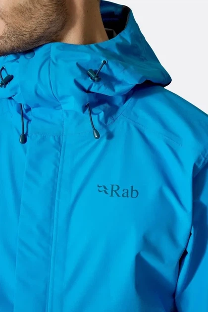 Мембранна куртка чоловіча Rab Downpour Jacket, Army (M) - зображення 7
