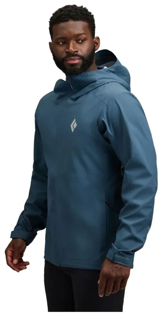 Куртка чоловіча мембранна Black Diamond M Strataline Stretch Shell, Midnight Blue (M) - изображение 3