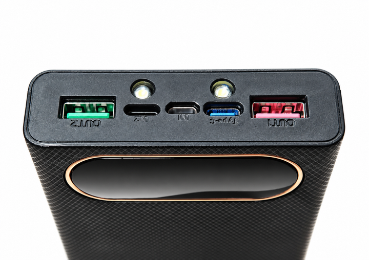 Корпус для повербанка 18650 Power Bank Case на 8 АКБ корпус повербанка Черный - изображение 4