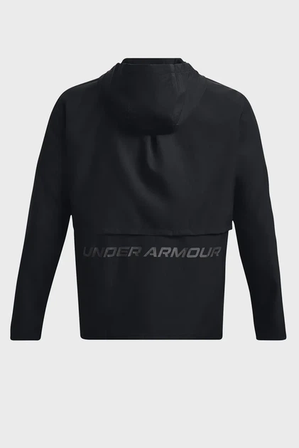 Чоловіча чорна ветровка UA STORM RUN HOODED JACKET Under Armour XL 1376795-001 - зображення 6
