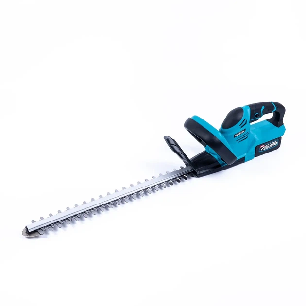 Садовый кусторез Makita DUH523Z аккумуляторный 36 В 5 А·ч ножницы для кустов живой изгороди лезвие 52 см толщина реза 20 мм 2100 об мин триммер для живой ограды с двумя батареями зарядкой защитным щитком кожухом для декоративной стрижки сада - изображение 2