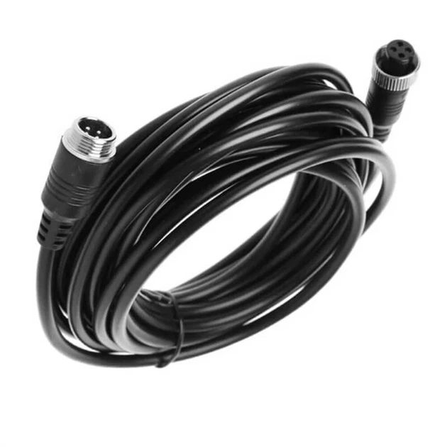 Кабель для камеры заднего вида Podofo Y3008A2 4Pin, разъём М12, 10 м - изображение 3