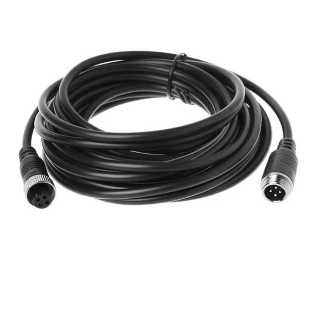 Кабель для камеры заднего вида Podofo Y3008A2 4Pin, разъём М12, 10 м - изображение 5