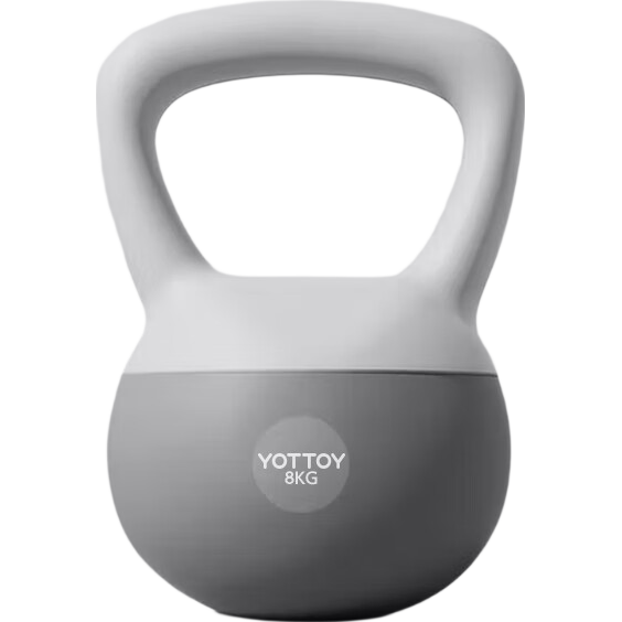 Гиря мягкая Yottoy 8 кг, серая - Фото 4 Гиря мягкая Yottoy 8 кг, серая - изображение 4