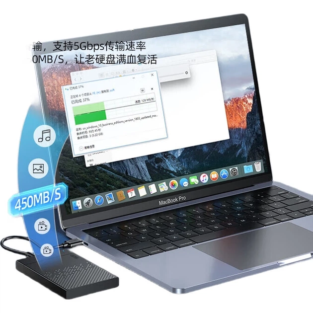 Зовнішній корпус для жорсткого диска UNITEK USB 3.0, портативний 2,5-дюймовий, інтерфейс Type-C - SATA, сумісний з ноутбуками та смартфонами, для твердотільних та механічних SSD-накопичувачів - Фото 3 Зовнішній корпус для жорсткого диска UNITEK USB 3.0, портативний 2,5-дюймовий, інтерфейс Type-C - SATA, сумісний з ноутбуками та смартфонами, для твердотільних та механічних SSD-накопичувачів - изображение 3