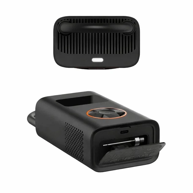 Аккумуляторный автомобильный компрессор Asson ATJ-005 с Power Bank и LED - изображение 3