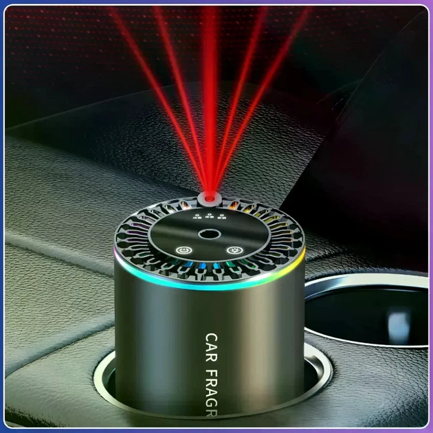 Автомобільний ароматизатор Digital XT015 чорний з RGB-підсвіткою «зоряне небо» - зображення 2