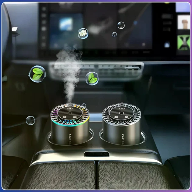 Автомобільний ароматизатор Digital XT015 чорний з RGB-підсвіткою «зоряне небо» - зображення 5