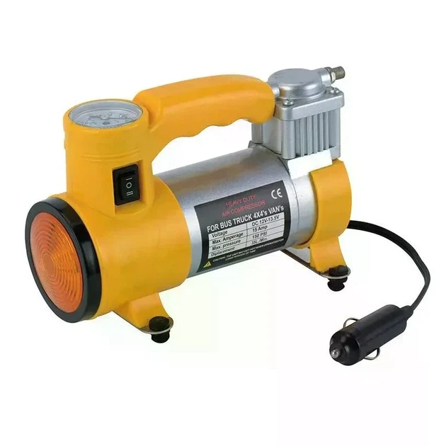 Автомобильный компрессор Grandio Cyclone 12V 150 PSI 35 LPM для подкачки шин - изображение 4