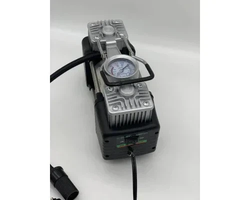 Автомобильный компрессор двухпоршневой SEONTV 628-4x4 с манометром, 12V - изображение 5