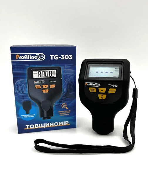 Товщиномір фарби Profiline TG-303 (1500мкм, Fe/Zn/NFe) - изображение 2