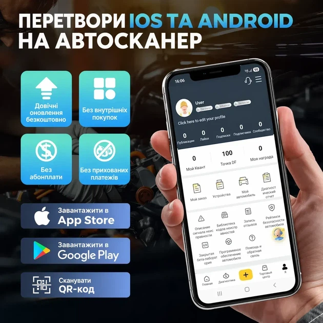 Автосканер Thinkcar D200 (Android/IOS, всі системи, 15 сервісних функцій, безстрокові оновлення, тести, CAN FD) - изображение 9