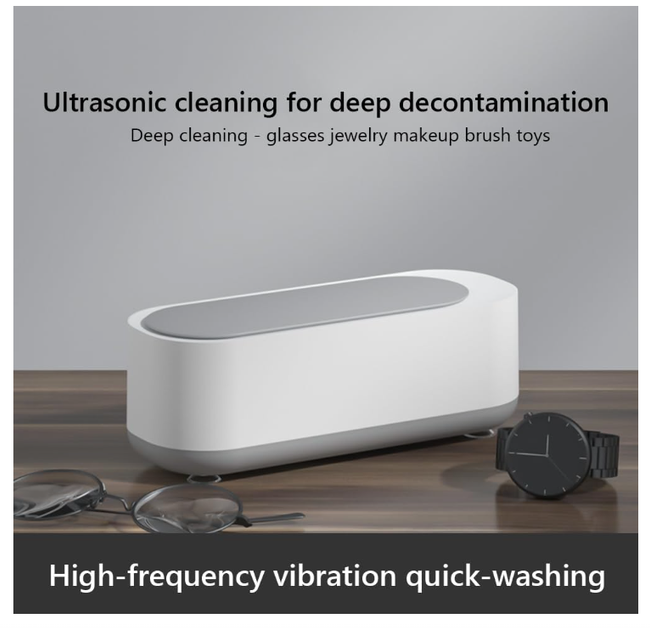 Ультразвуковая мойка для украшений Portable Jewelry Cleaner, очиститель ювелирных изделий, очков и мелких вещей - изображение 3