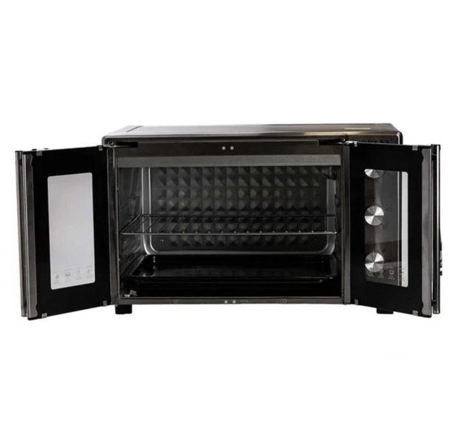 Настольная электродуховка SOKANY SK-10027 50 л 1700 Вт с конвекцией грилем вертелом Мини-печь 100–250°C Духовой шкаф для выпечки пиццы мяса - изображение 6