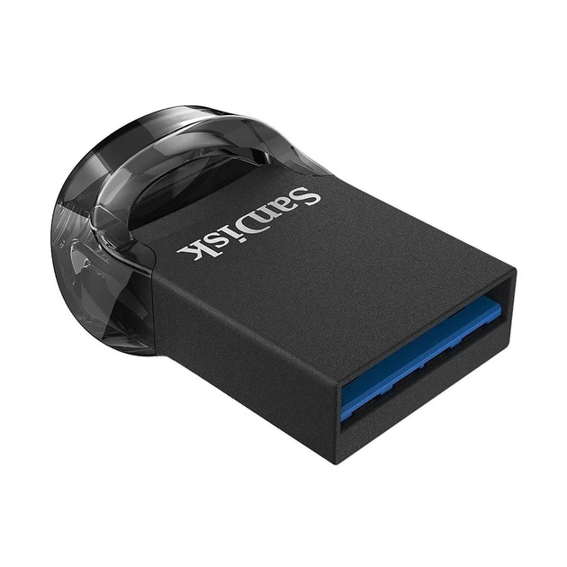 Флешка SanDisk Ultra Fit USB 3.1 128 GB миниатюрная черная - Фото 1 Флешка SanDisk Ultra Fit USB 3.1 128 GB миниатюрная черная - изображение 1