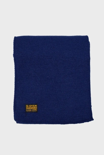 Синій шарф Effo scarf G-Star OS D17793,C754 - Фото 3 Синій шарф Effo scarf G-Star OS D17793,C754 - изображение 3