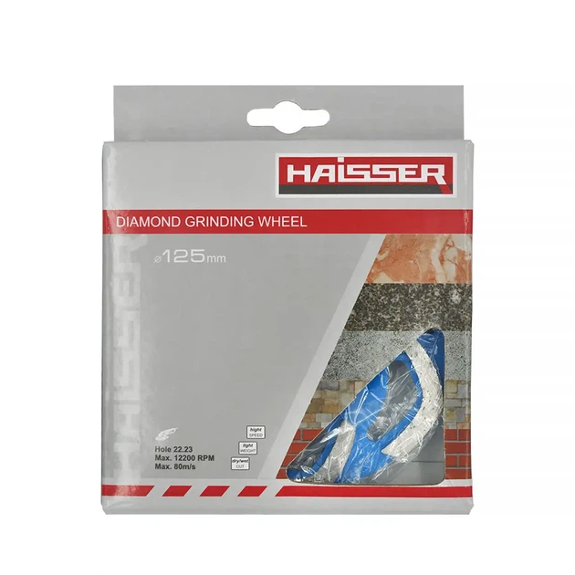 Фреза алмазная 125x22,23мм HAISSER 4412613 - изображение 3