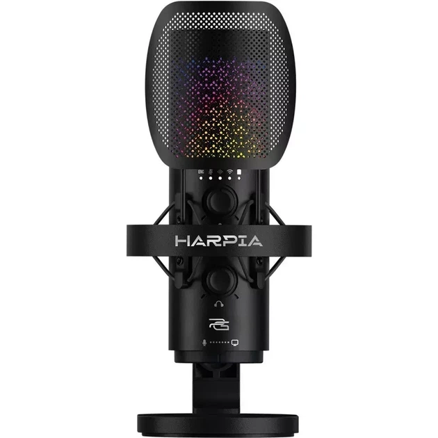 Микрофон Proove Gaming Harpia, Конденсаторный, Кардиоидный, USB подключения, Plug & Play, RGB подсветкой - Фото 1 Микрофон Proove Gaming Harpia, Конденсаторный, Кардиоидный, USB подключения, Plug & Play, RGB подсветкой - изображение 1