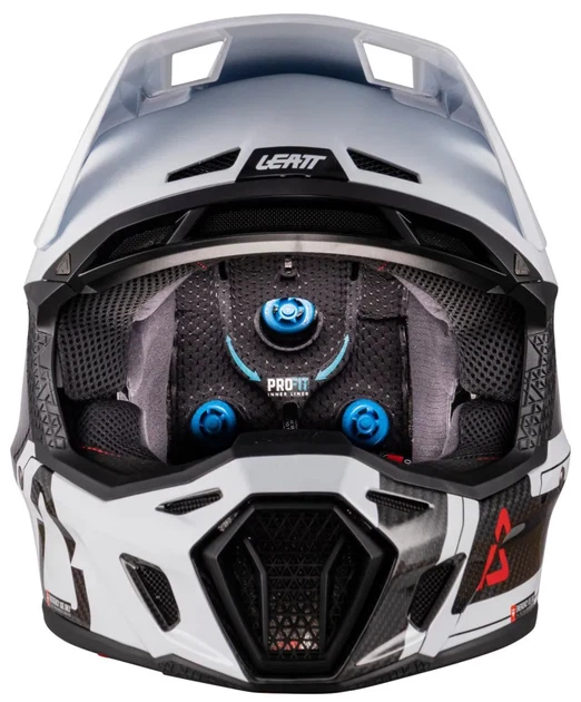 Шлем мотокроссовый Leatt Moto 9.5 с очками белый, размер L - изображение 3