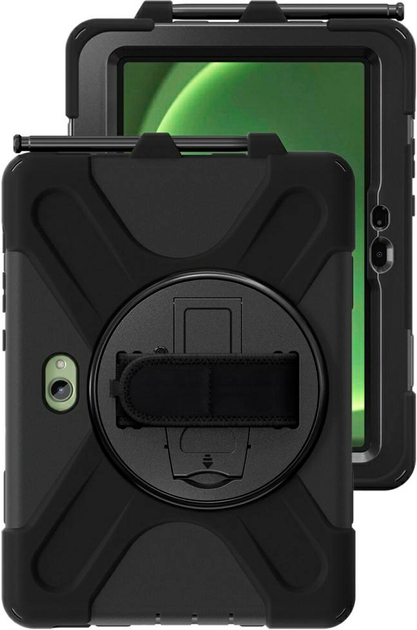 Etui 4smarts Rugged Case Grip do Samsung Galaxy Tab Active Pro / Active4 Pro / Active5 Pro Black (4252011904082) - obraz 3