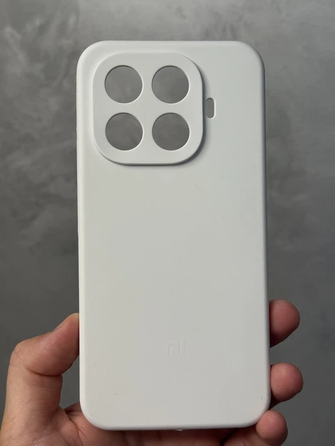 Силиконовый чехол Soft Touch для Xiaomi 15T Pro Молочный - изображение 4