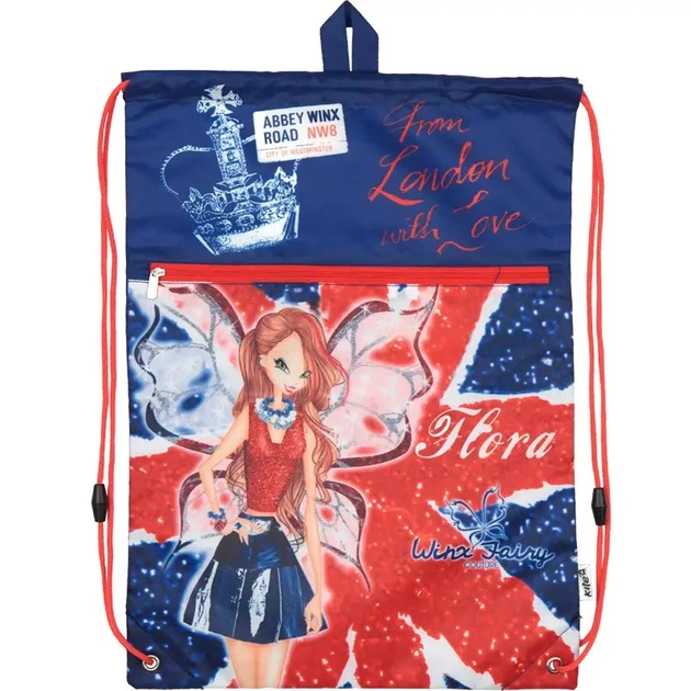 Сумка для взуття з кишенею Kite Winx Fairy 46х33 см W17-601M-1 - Фото 1 Сумка для взуття з кишенею Kite Winx Fairy 46х33 см W17-601M-1 - зображення 1