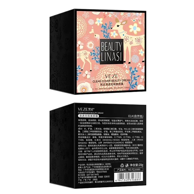 Кушон для лица Veze Clear Cover Beauty Cream натуральный тон 01 20 мл тональный крем для сухой кожи увлажняющее средство маскировки покраснений высыпаний шелушения выравнивания цвета - Фото 8 Кушон для лица Veze Clear Cover Beauty Cream натуральный тон 01 20 мл тональный крем для сухой кожи увлажняющее средство маскировки покраснений высыпаний шелушения выравнивания цвета - изображение 8