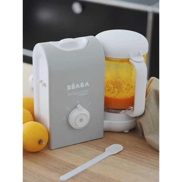 Пароварка - блендер Beaba Babycook Express сірий - Фото 9 Пароварка - блендер Beaba Babycook Express сірий - зображення 9