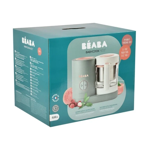 Пароварка – блендер Beaba Babycook Eucalyptus Neo зелений - изображение 8