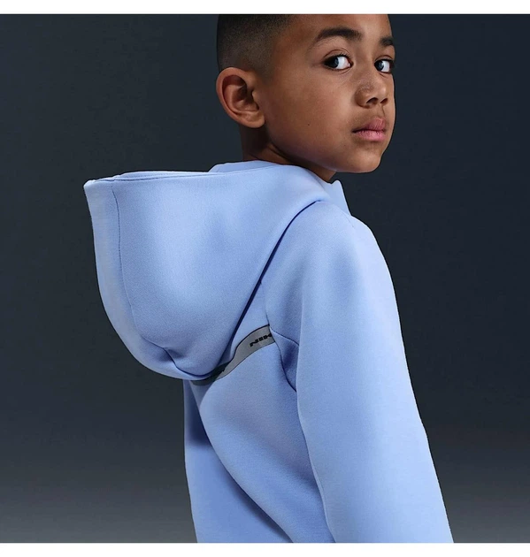 Детская толстовка Nike Tech Fleece Reflect Blue XL Синяя IM9154-468 - Фото 6 Детская толстовка Nike Tech Fleece Reflect Blue XL Синяя IM9154-468 - изображение 6