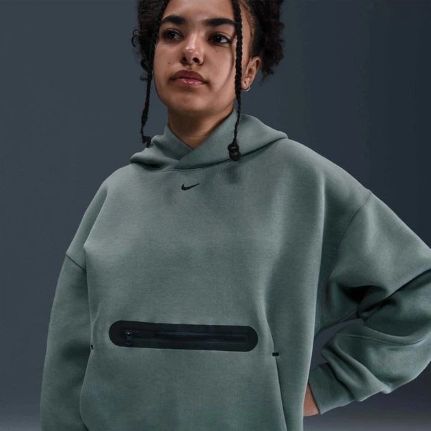 Підліткове худі Nike Sportswear Tech Fleece XL Бірюзове HV1198-364 - Фото 3 Підліткове худі Nike Sportswear Tech Fleece XL Бірюзове HV1198-364 - зображення 3