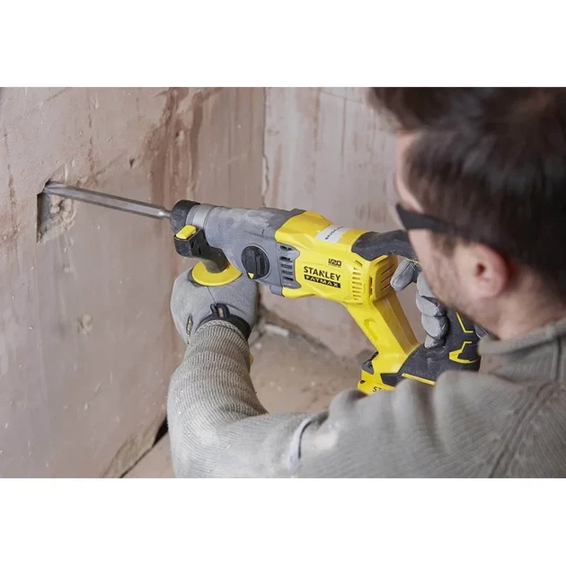 Перфоратор аккумуляторный бесщеточный STANLEY FatMax V20 2.0 Дж 3 режима 2 АКБ 4 А·ч кейс SFMCH900M22-QW - изображение 2