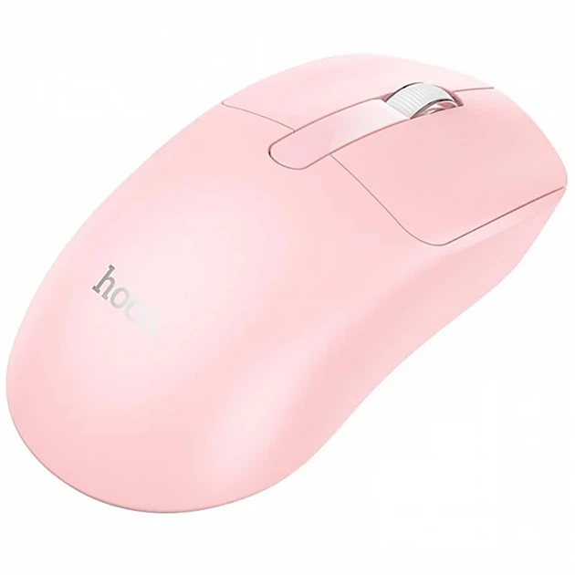 Мышь беспроводная Hoco DI88 Dragon, Bluetooth и 2.4G, розовая - изображение 3