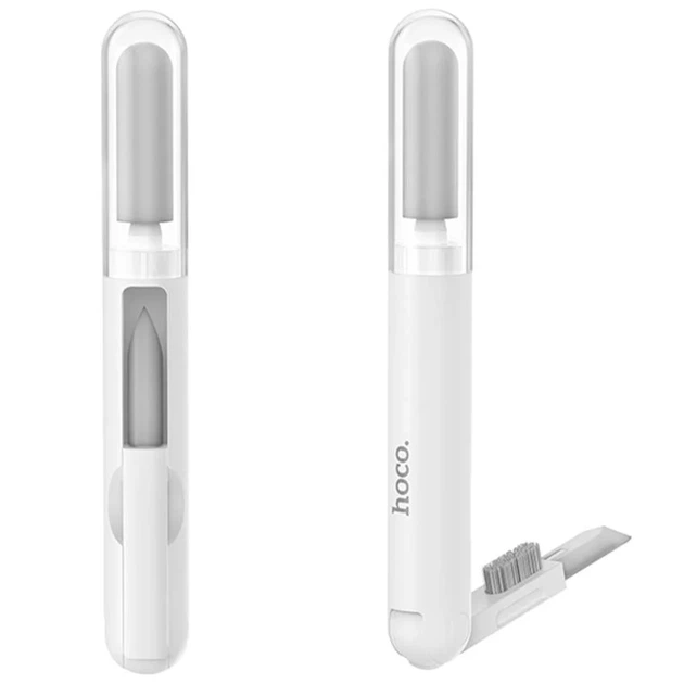 Набор для чистки гаджетов Hoco UT1 Mr. Gadget 3 в 1 белый - изображение 3