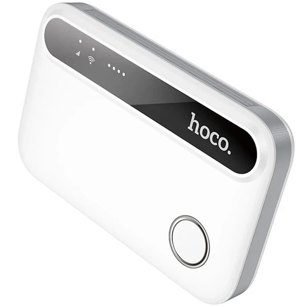 Портативный Wi-Fi роутер-модем Hoco HI41 150 Мбит/с, Micro SIM, 2100 мА·ч, White - изображение 3