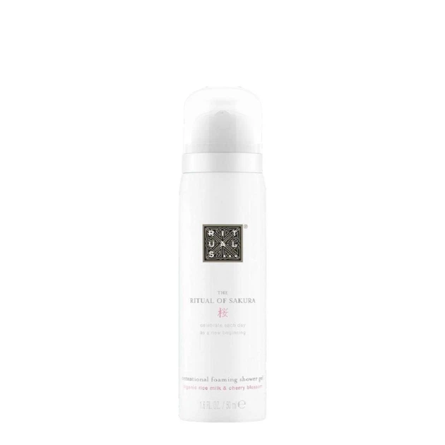 Гель-піна для душу THE RITUAL OF SAKURA Foaming Shower Gel 50ml - Фото 1 Гель-піна для душу THE RITUAL OF SAKURA Foaming Shower Gel 50ml - изображение 1
